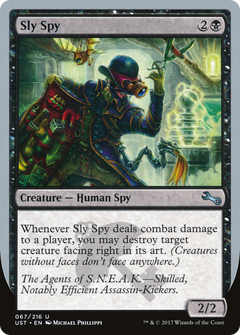 Sly Spy (Skilled, Notably Efficient Assassin-Kickers.)