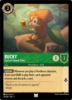 Bucky, Squirrel Squeak Tutor (Errata Version) (0073) - Cold Foil