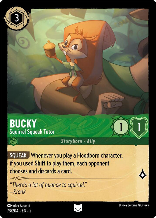 Bucky, Squirrel Squeak Tutor (Errata Version) (0073) - Cold Foil