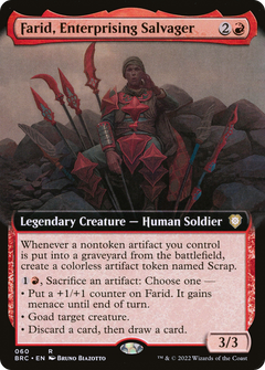 Farid, Enterprising Salvager (060) (Extended Art)
