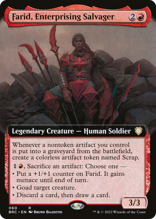 Farid, Enterprising Salvager (060) (Extended Art)