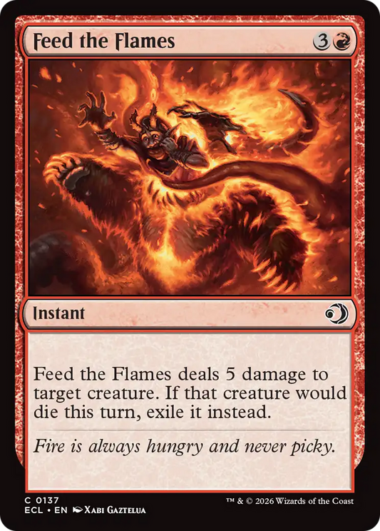 Feed the Flames (0137) (ECL) - Foil