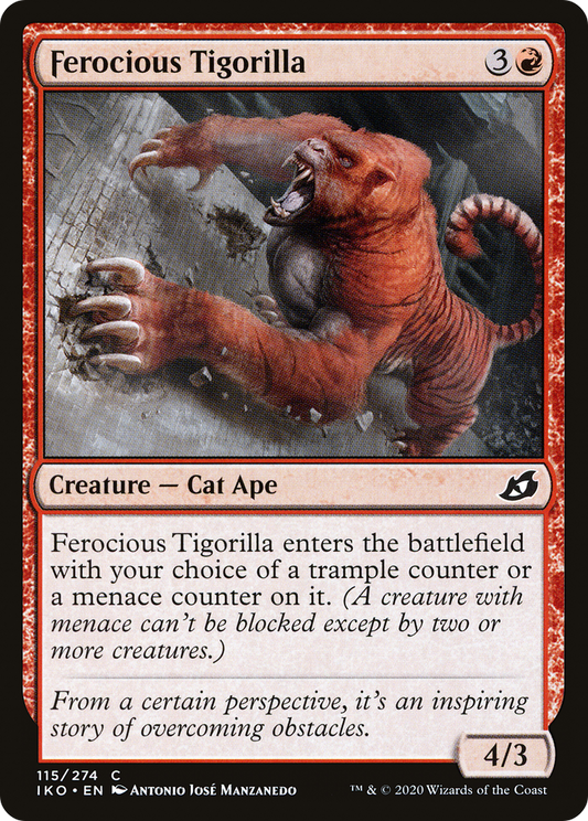 Ferocious Tigorilla - Foil