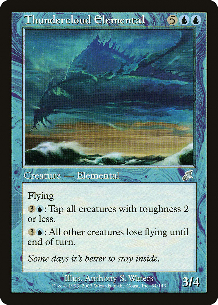Thundercloud Elemental - Foil