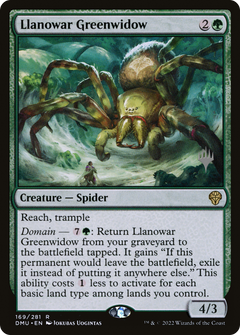 Llanowar Greenwidow (169) (Promo Pack) - Foil