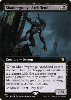 Shadowgrange Archfiend (060) (Extended Art)