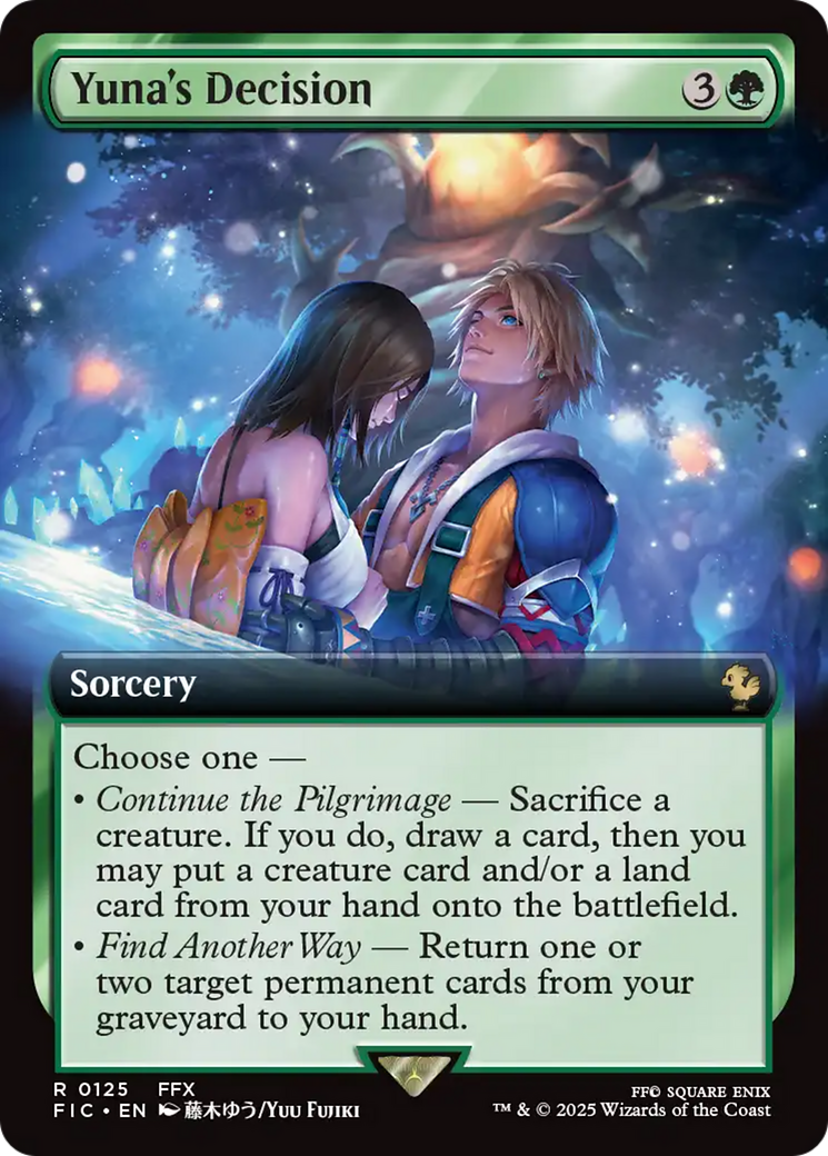 Yuna's Decision (0125) (Extended Art) - Foil