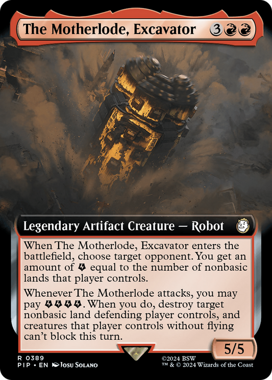 The Motherlode, Excavator (0389) (Extended Art) - Foil