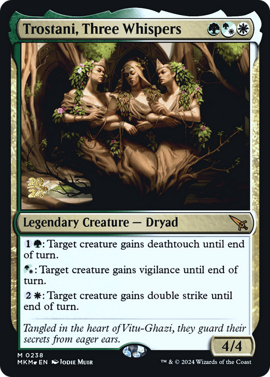 Trostani, Three Whispers (0238) (Prerelease) - Foil