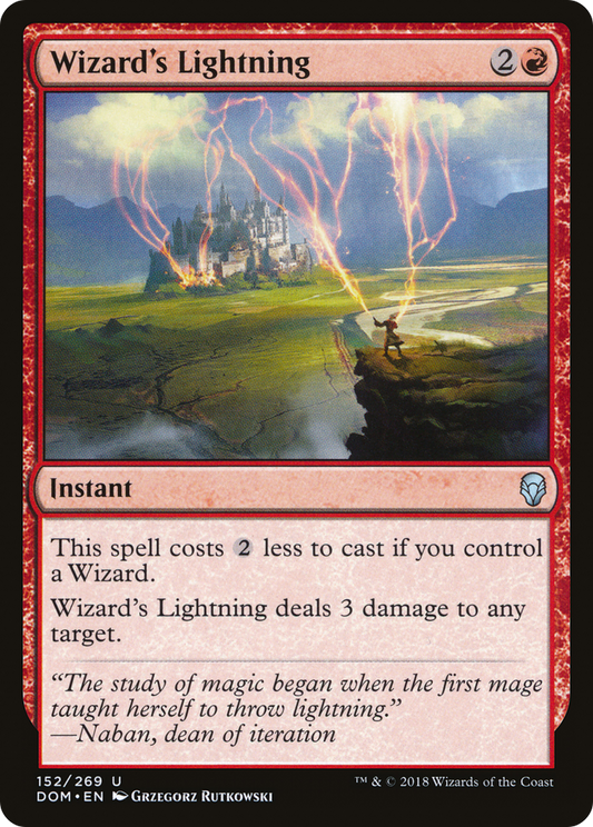 Wizard's Lightning - Foil