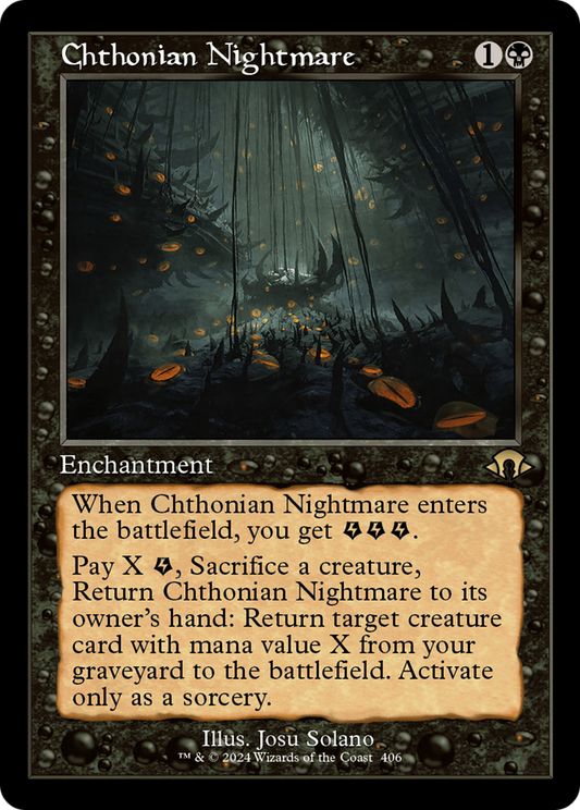 Chthonian Nightmare (0406) (Retro Frame) - Foil