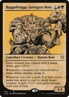 Raggadragga, Goreguts Boss (437) (Showcase) - Foil