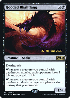 Hooded Blightfang (104) (Prerelease) - Foil