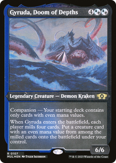 Gyruda, Doom of Depths (0107) - Foil Etched