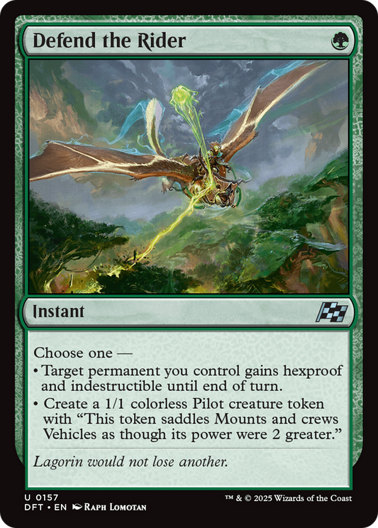 Defend the Rider - Foil