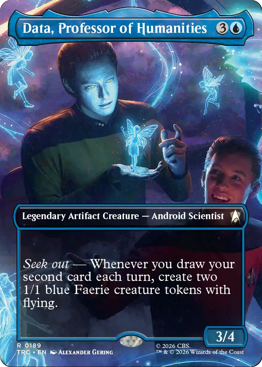Data, Professor of Humanities (0189) (Borderless) (TRC)