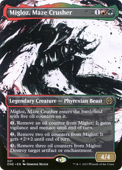 Migloz, Maze Crusher (321) (Borderless) (Showcase)
