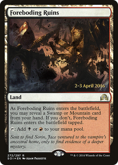 Foreboding Ruins (272) (Prerelease) - Foil