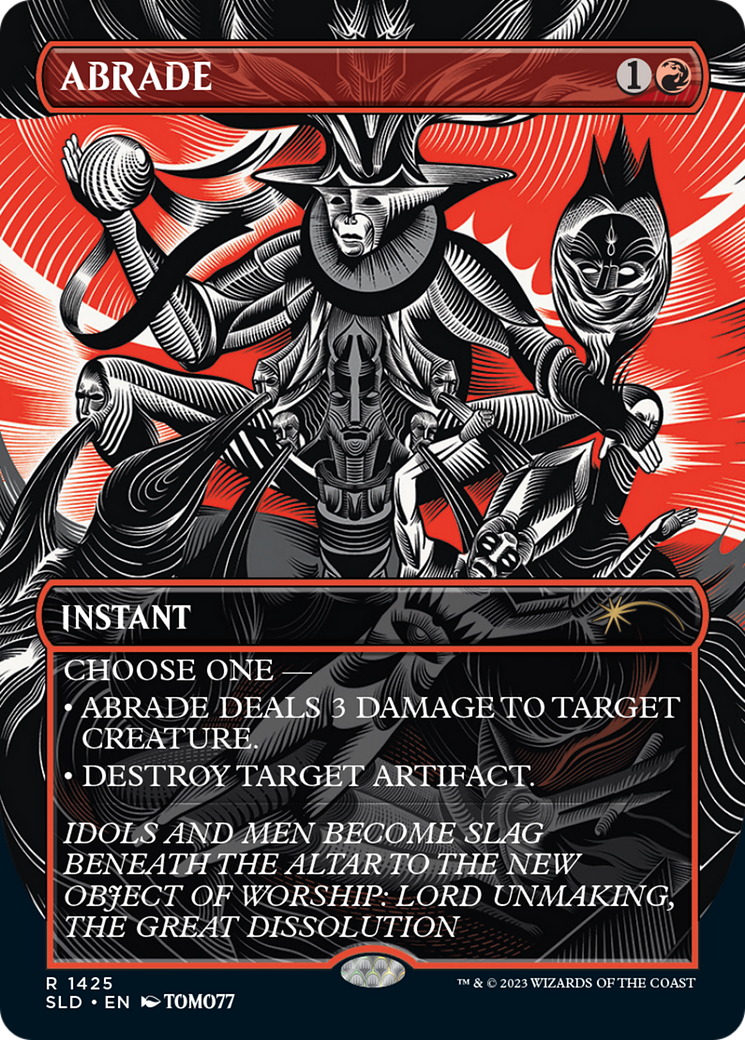 Abrade (1425) (Borderless) - Foil