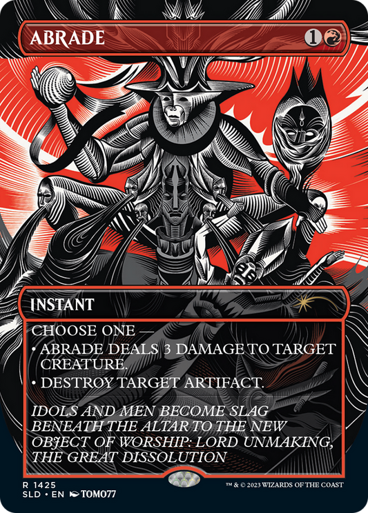 Abrade (1425) (Borderless) - Foil