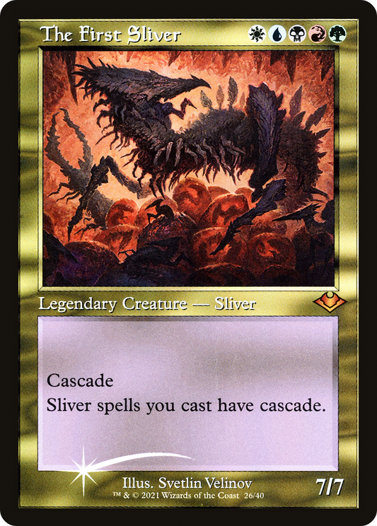The First Sliver (026) (Retro Frame) - Foil Etched