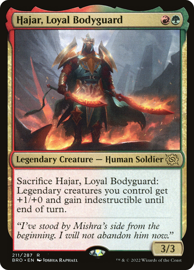 Hajar, Loyal Bodyguard - Foil