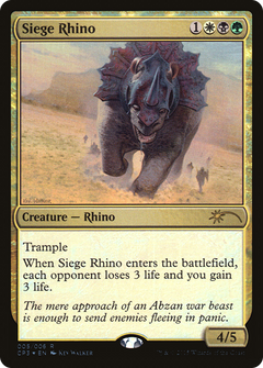 Siege Rhino - Foil