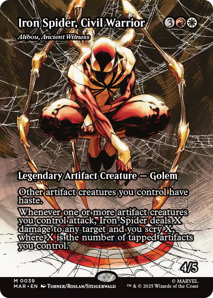 Iron Spider, Civil Warrior [Alibou, Ancient Witness] (0039) (Borderless)