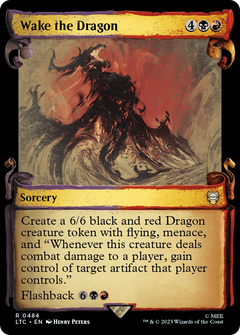 Wake the Dragon (0484) (Showcase) - Silver Foil