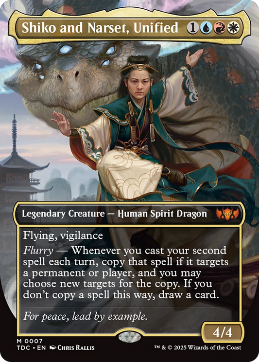Shiko and Narset, Unified (0007) (Borderless) - Foil