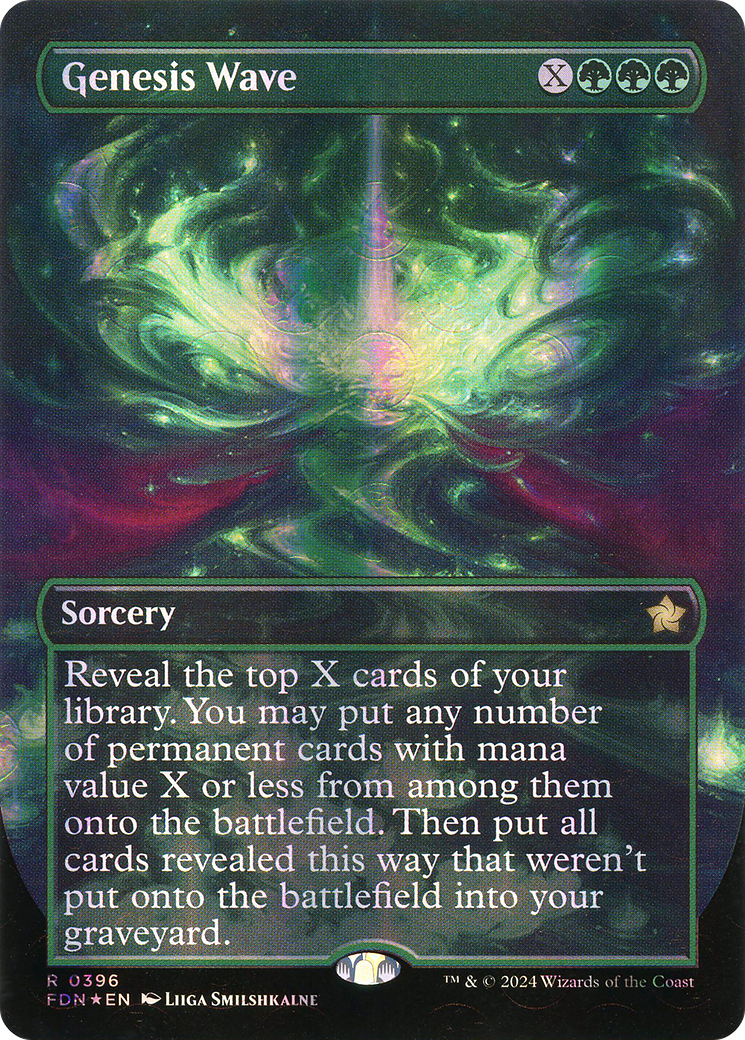 Genesis Wave (0396) (Borderless) - Mana Foil