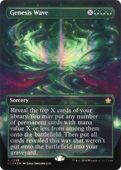 Genesis Wave (0396) (Borderless) - Mana Foil