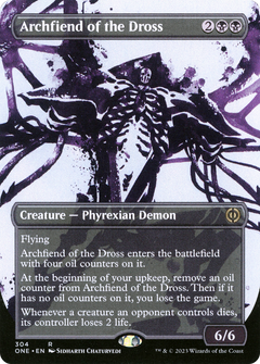 Archfiend of the Dross (304) (Borderless) (Showcase) - Foil