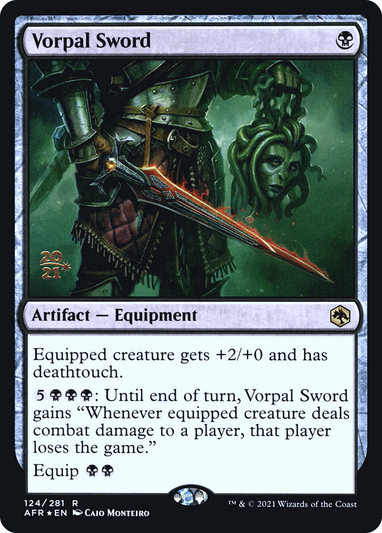 Vorpal Sword (124) (Prerelease) - Foil