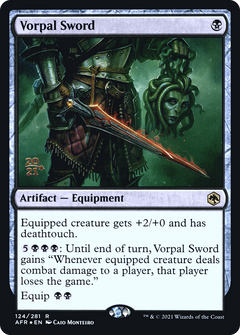 Vorpal Sword (124) (Prerelease) - Foil