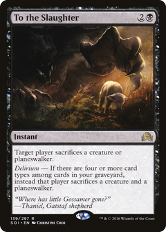 To the Slaughter - Foil