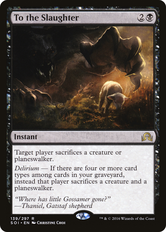 To the Slaughter - Foil