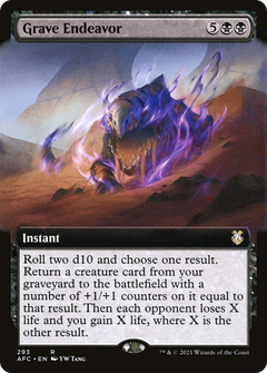 Grave Endeavor (293) (Extended Art)