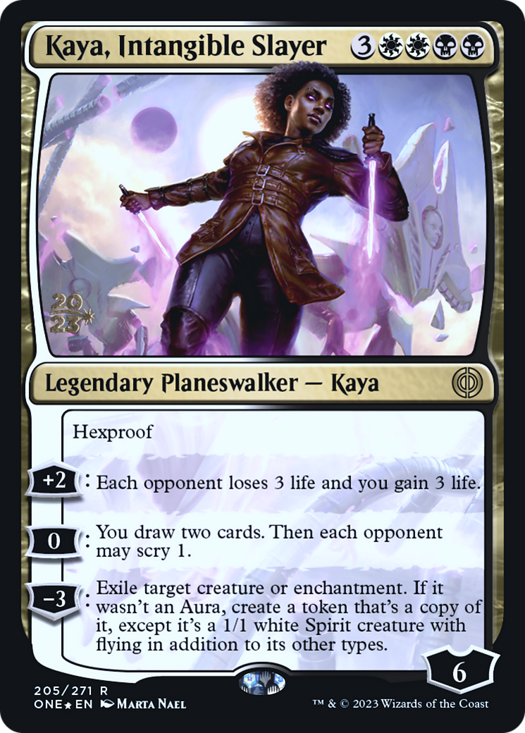Kaya, Intangible Slayer (205) (Prerelease) - Foil