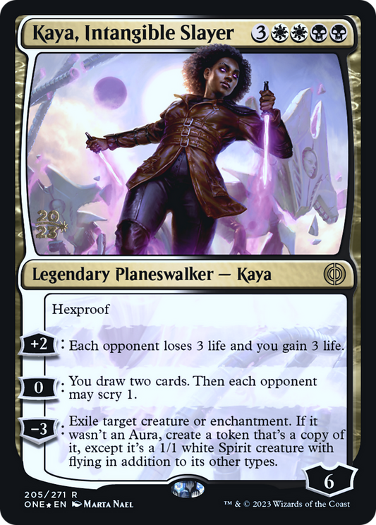 Kaya, Intangible Slayer (205) (Prerelease) - Foil