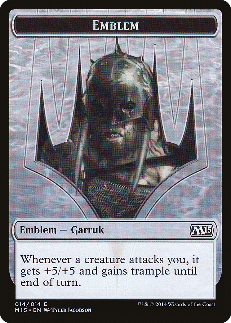 Garruk, Apex Predator Emblem (014)