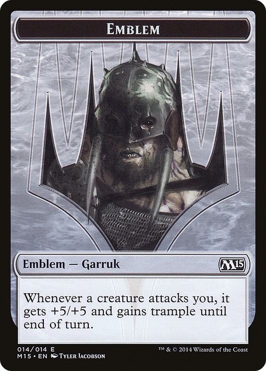 Garruk, Apex Predator Emblem (014)