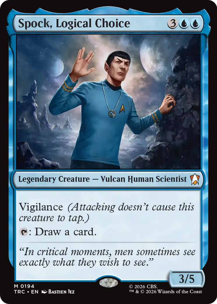 Spock, Logical Choice (TRC)