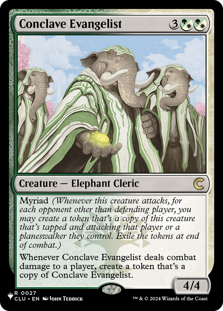 Conclave Evangelist (CLU-27) (PLST)