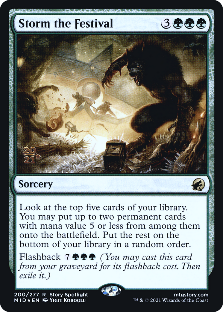 Storm the Festival (200) (Prerelease) - Foil