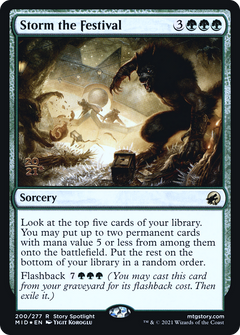 Storm the Festival (200) (Prerelease) - Foil