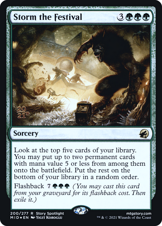 Storm the Festival (200) (Prerelease) - Foil