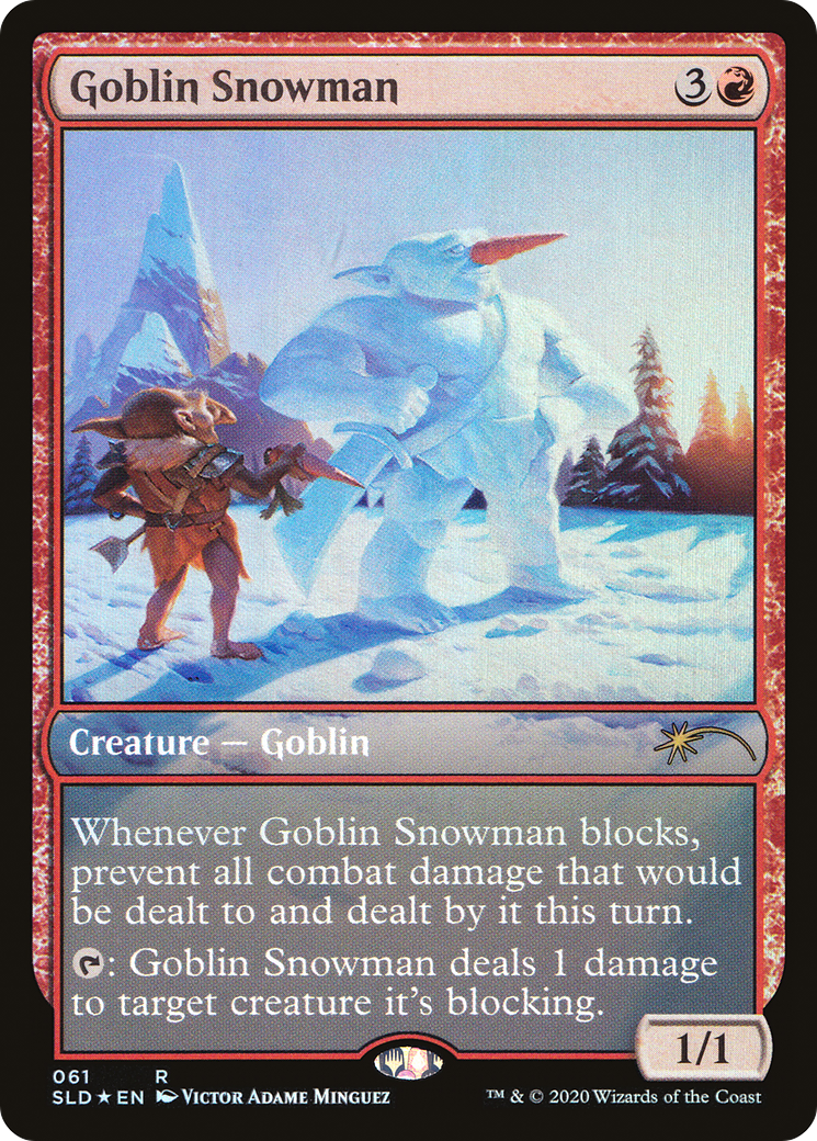 Goblin Snowman (061) - Foil
