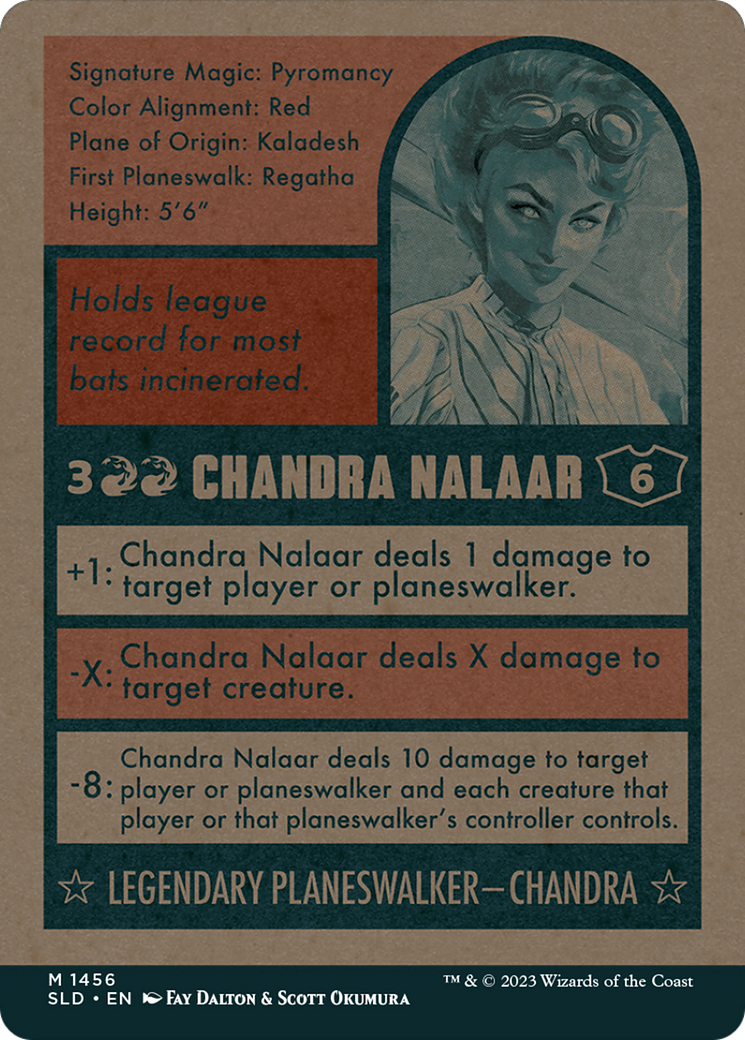Chandra Nalaar (1456) (Reversible) (Showcase) (SLD) - Foil