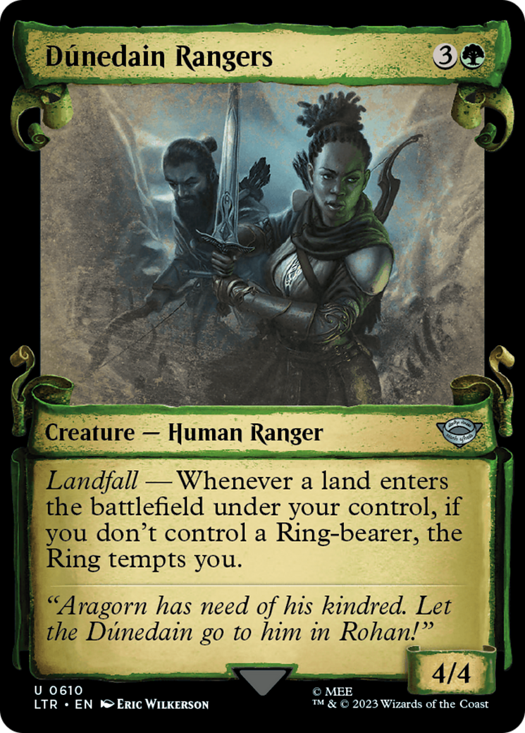 Dunedain Rangers (0610) (Showcase) - Silver Foil